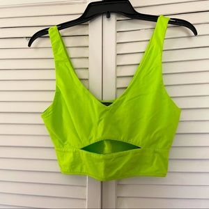 Urban Outfitters neon crop